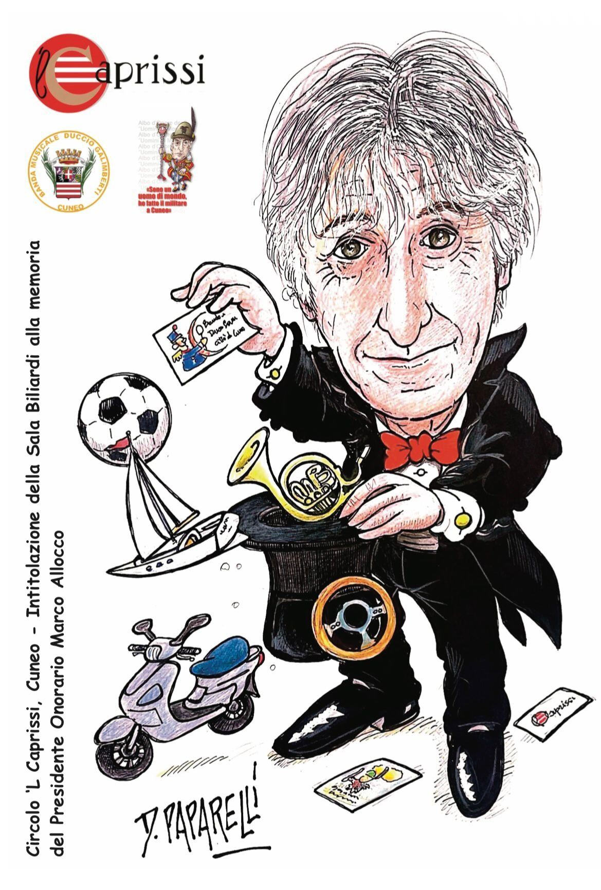 Intitolazione della sala biliardi al Presidente Onorario Marco Allocco